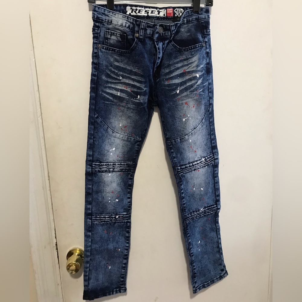 Teen boys size 14 stretch skinny jeans